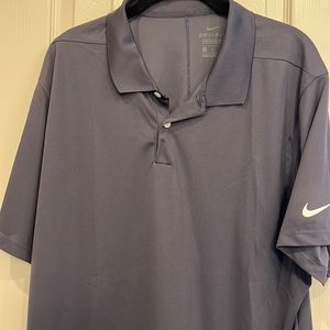 Gray Nike dri-fit polo size XL